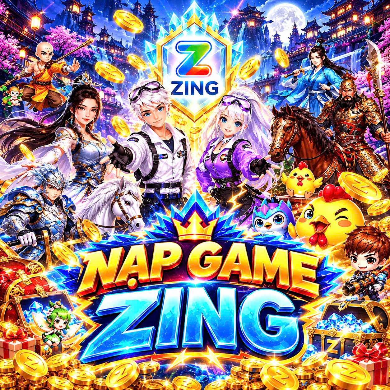 Nạp Tiền Vào Game Zing VNG