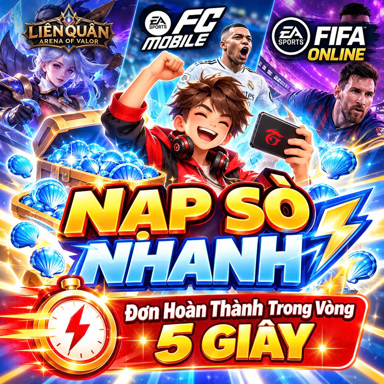 NẠP SÒ GARENA (NHANH)