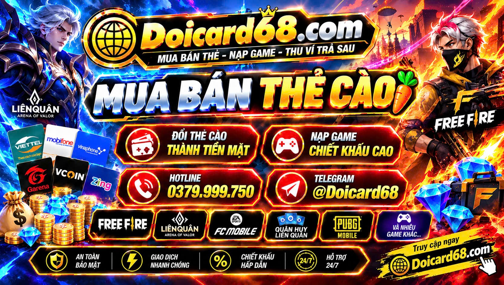 Hướng Dẫn Mua Mã Thẻ Điện Thoại - Game