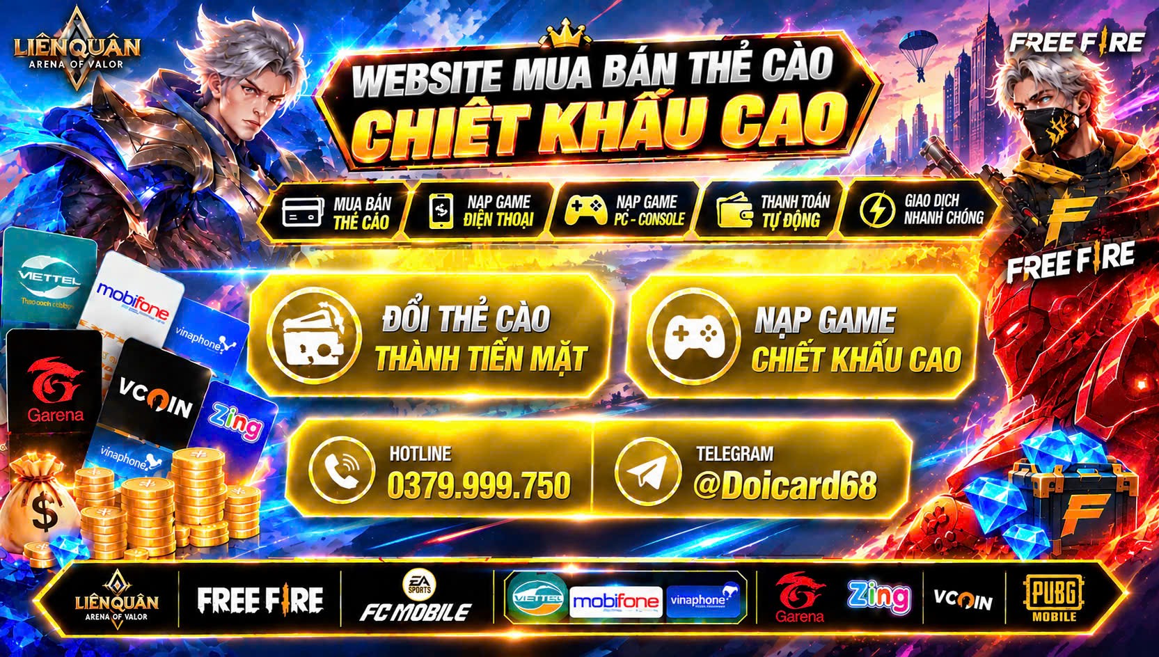 Hướng Dẫn Mua Mã Thẻ Điện Thoại - Game