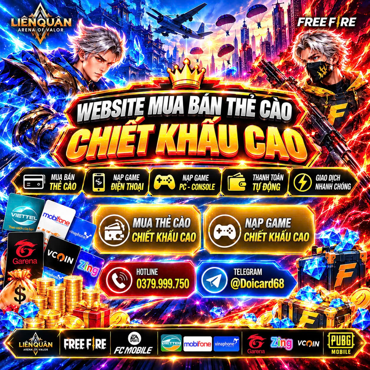 Hướng Dẫn Mua Mã Thẻ Điện Thoại - Thẻ Game