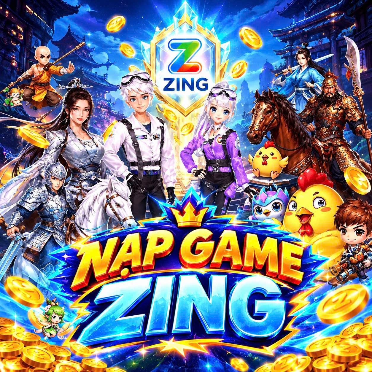 Nạp Tiền Vào Game Zing VNG